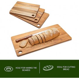 SET 3 TABLAS MADERA DE TECA NATURAL