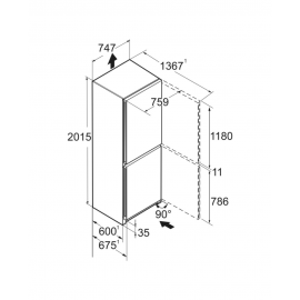 FRIGO COMBI 75CM LIEBHERR